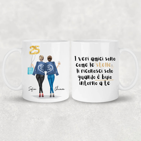 Compleanno e palloncini - Tazza personalizzata