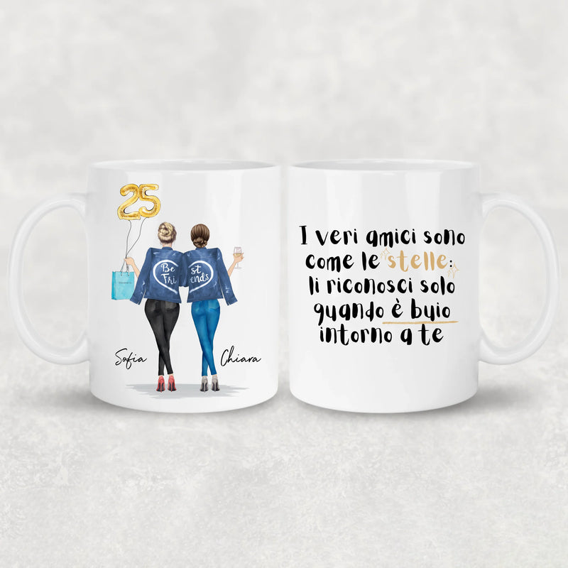 Compleanno e palloncini - Tazza personalizzata