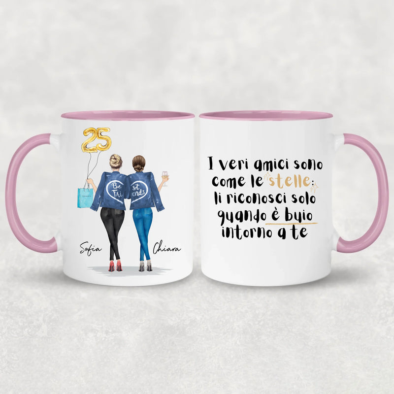 Compleanno e palloncini - Tazza personalizzata