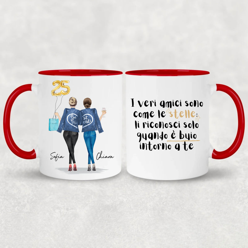 Compleanno e palloncini - Tazza personalizzata