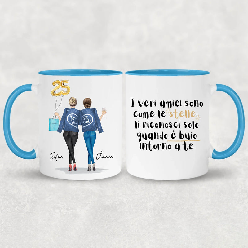Compleanno e palloncini - Tazza personalizzata