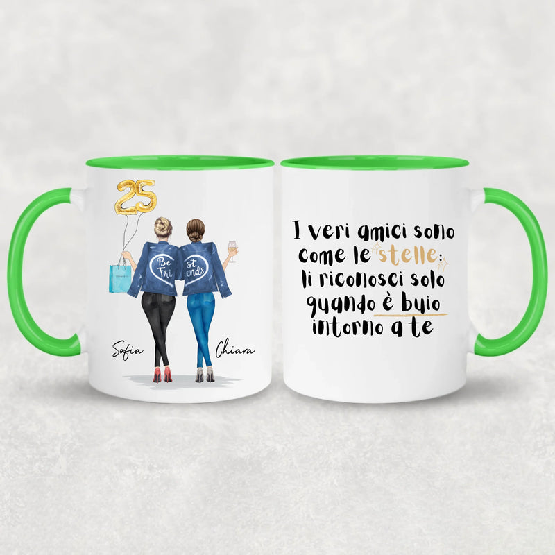 Compleanno e palloncini - Tazza personalizzata