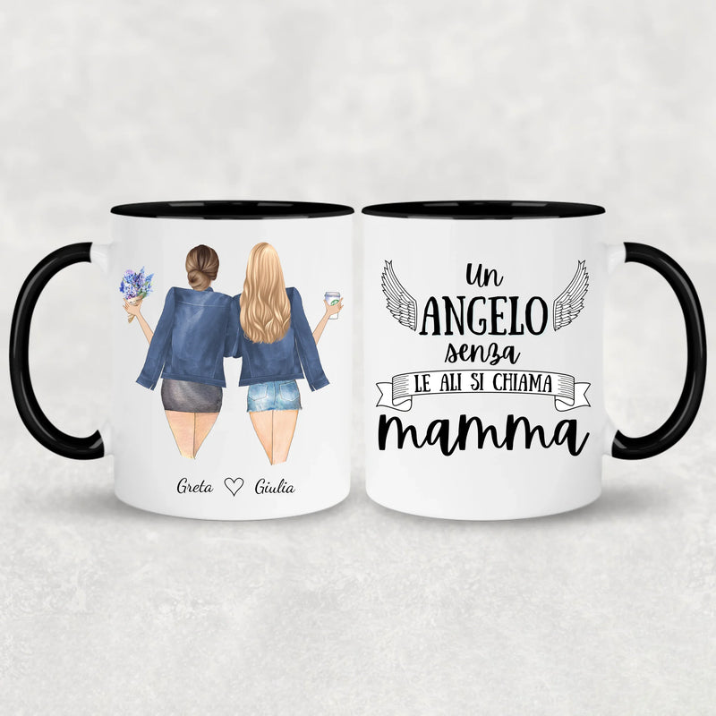 Madre e figlia - Tazza personalizzata