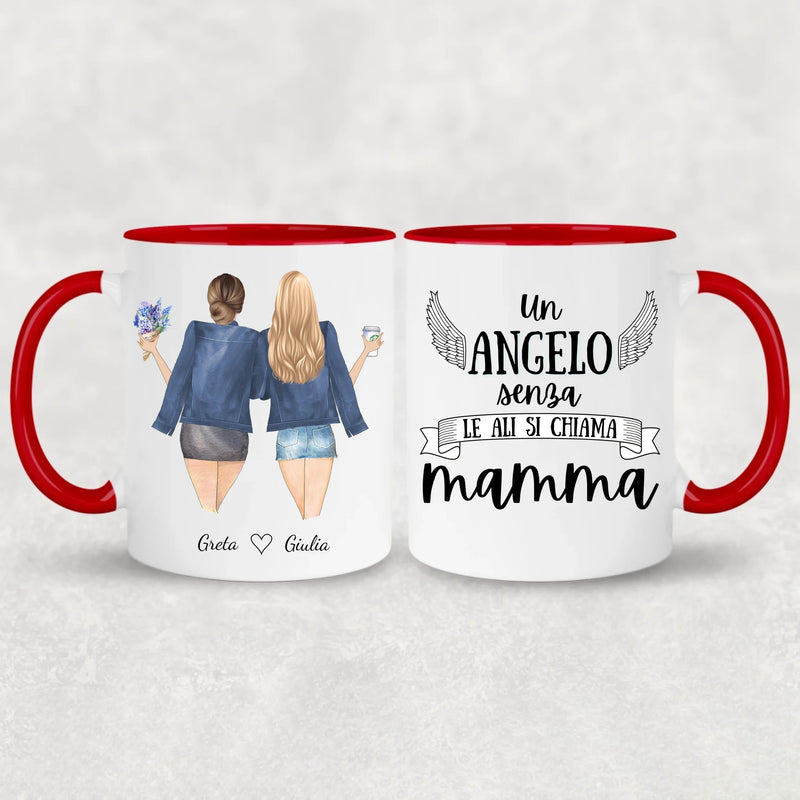 Madre e figlia - Tazza personalizzata