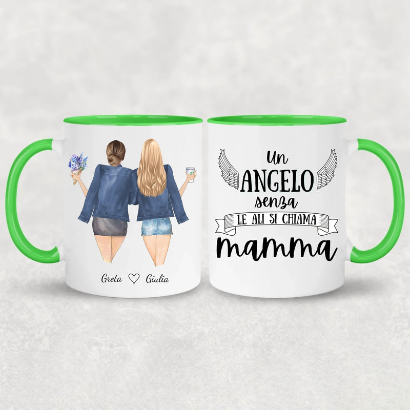 Madre e figlia - Tazza personalizzata