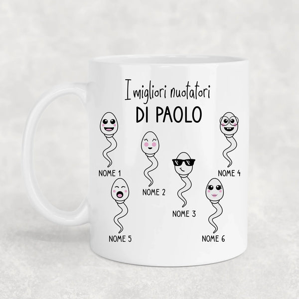 I migliori nuotatori - Tazza personalizzata