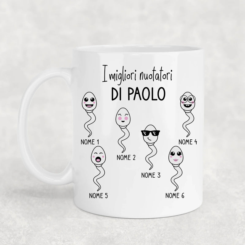 I migliori nuotatori - Tazza personalizzata