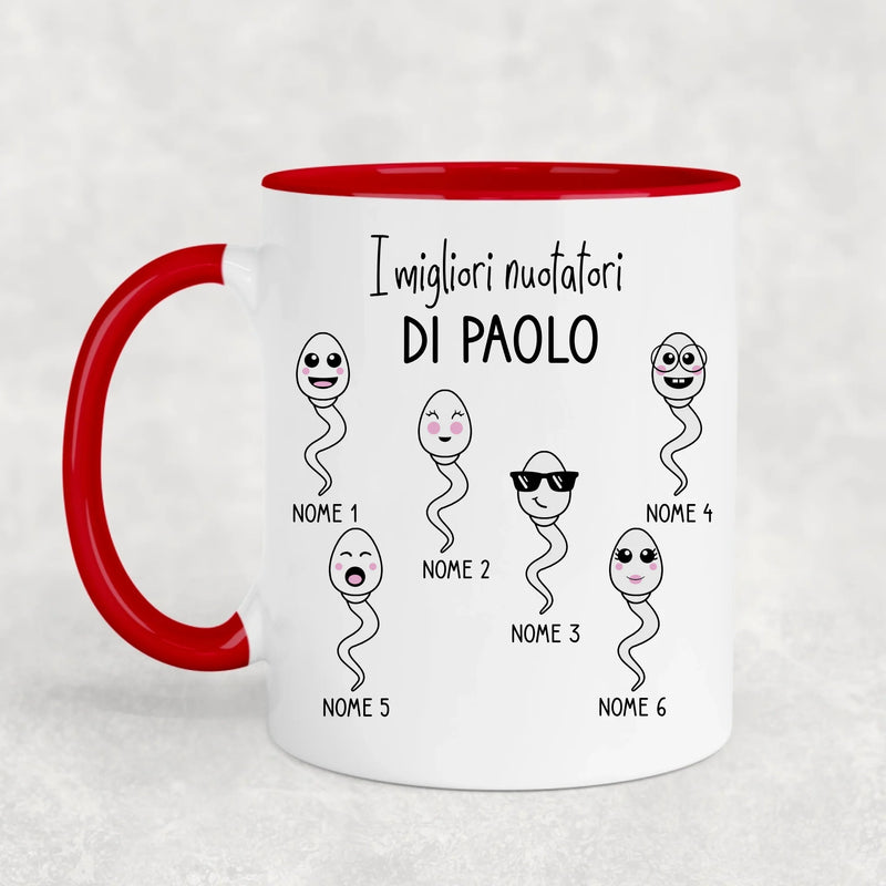 I migliori nuotatori - Tazza personalizzata