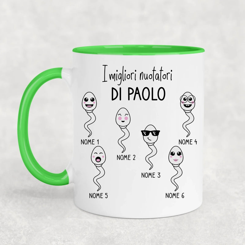I migliori nuotatori - Tazza personalizzata