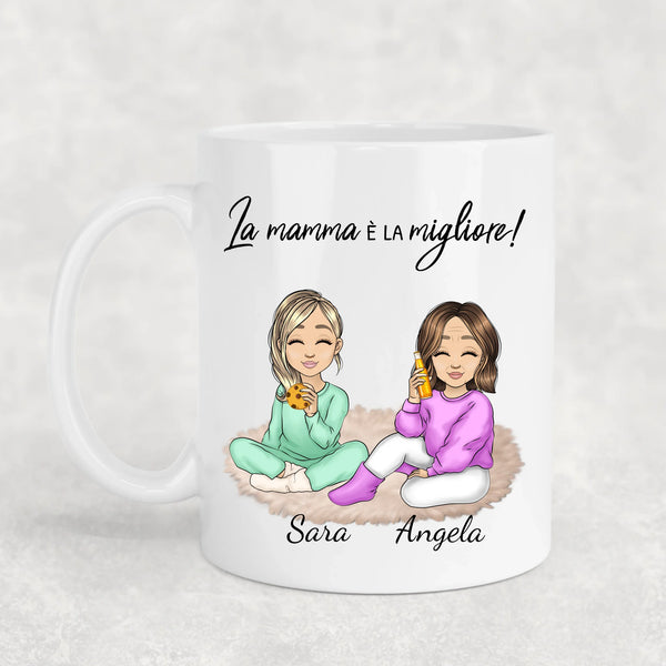 La mamma è sempre lì - Tazza personalizzata