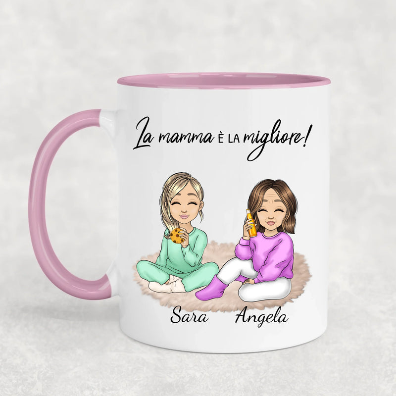 La mamma è sempre lì - Tazza personalizzata