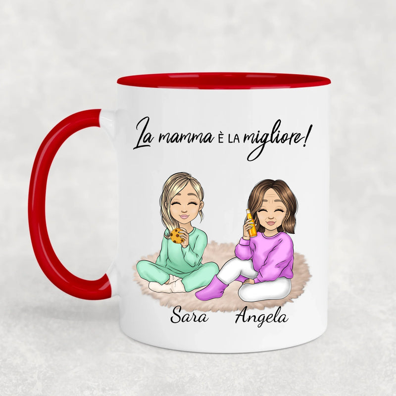 La mamma è sempre lì - Tazza personalizzata
