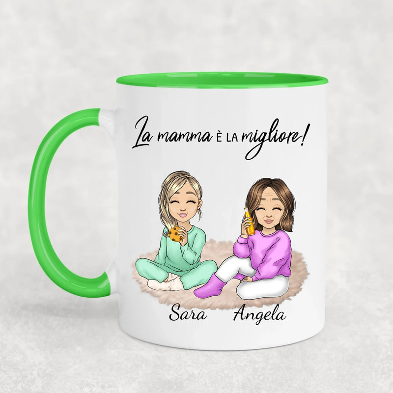 La mamma è sempre lì - Tazza personalizzata