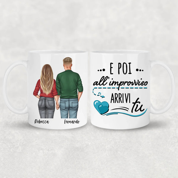 Mano nella mano - Tazza personalizzata