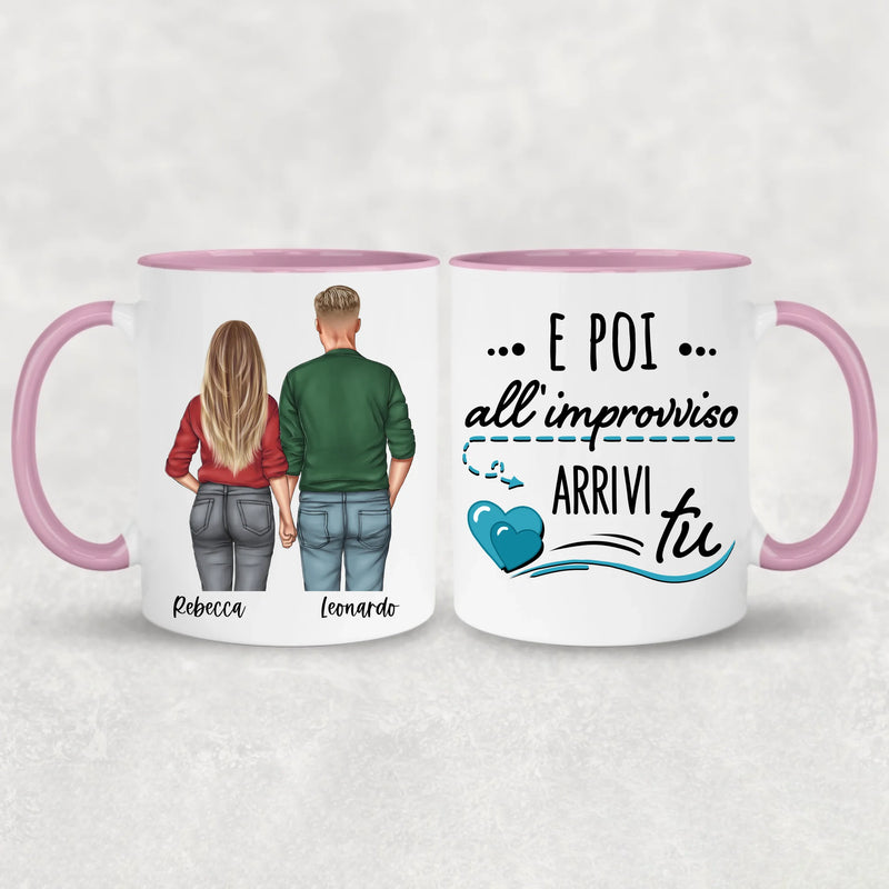Mano nella mano - Tazza personalizzata