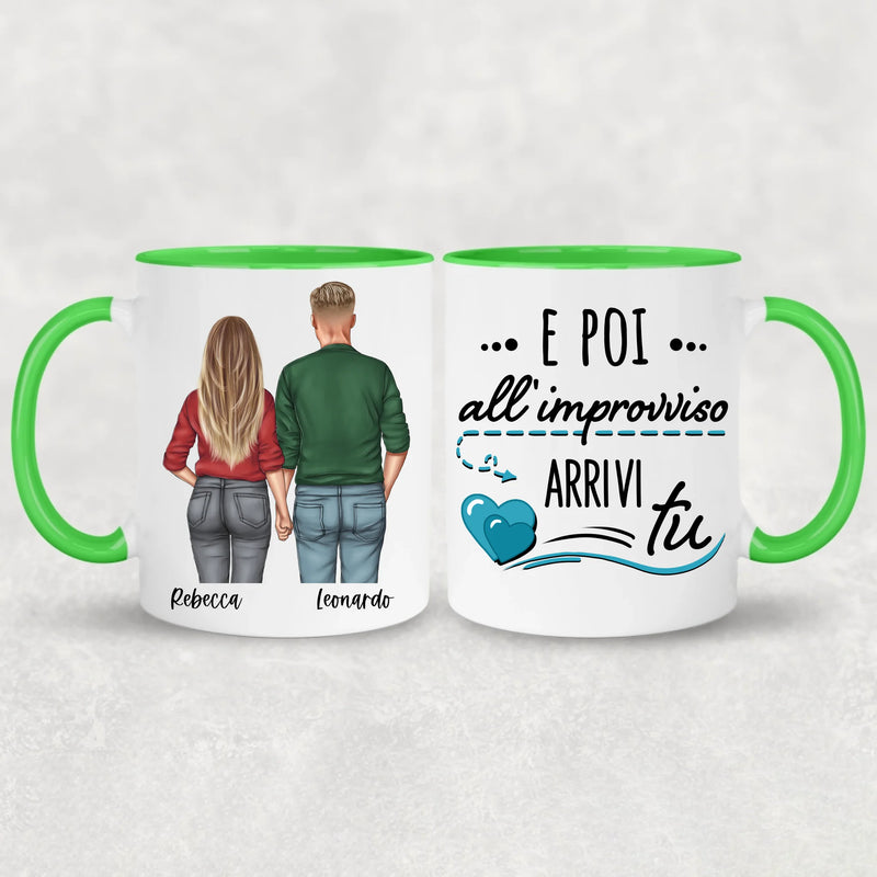 Mano nella mano - Tazza personalizzata