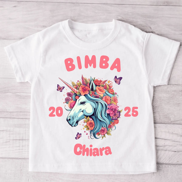 Unicorno - Maglietta personalizzata per bambini