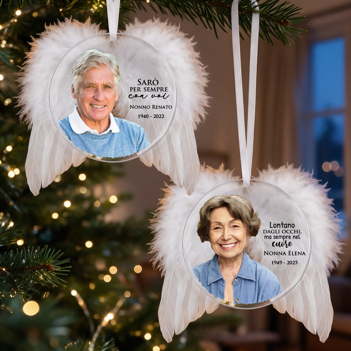 store angel wings ornament 2x